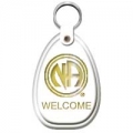 Key Tag, Welcome, White